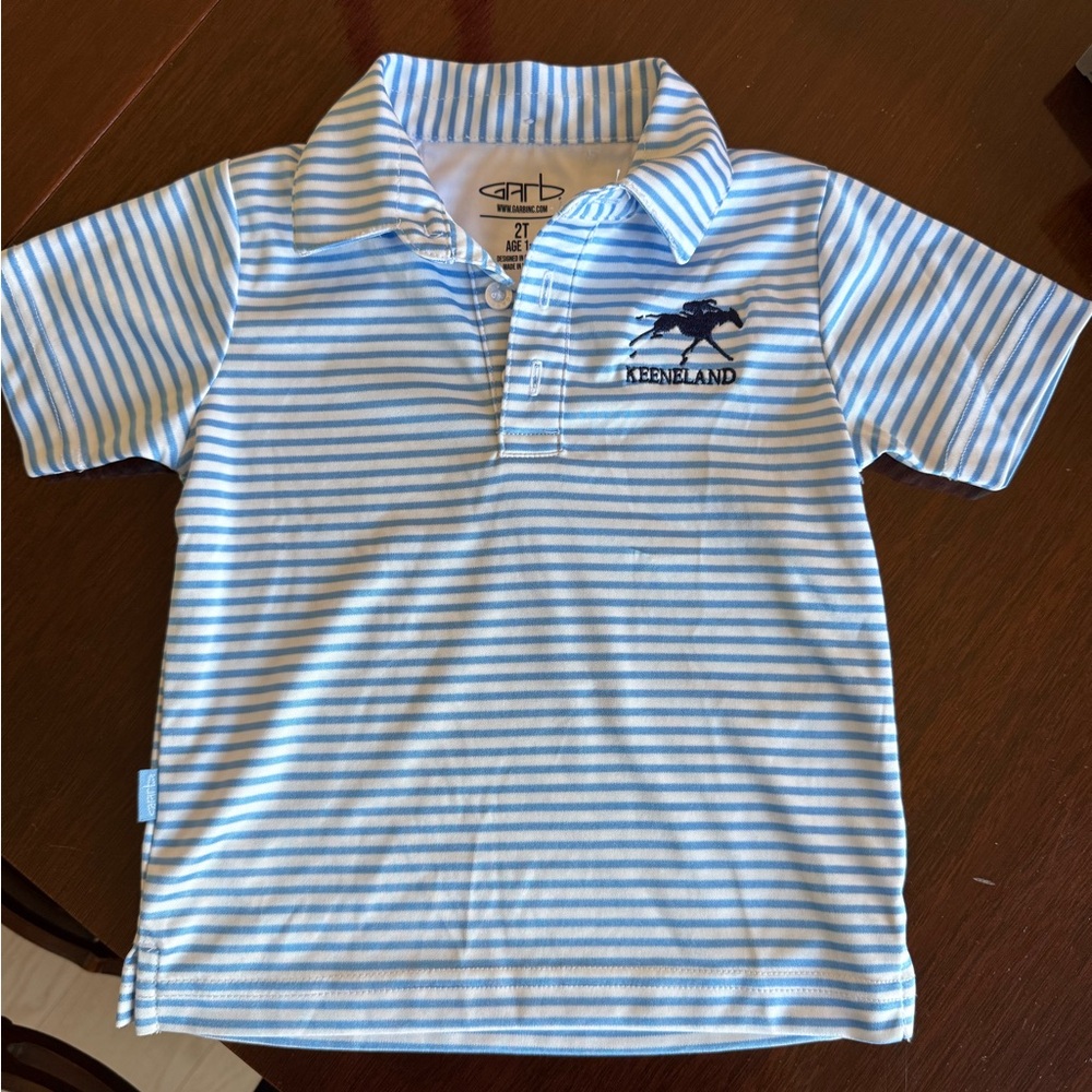 Keeneland toddler golf shirt